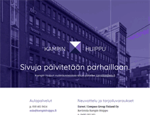 Tablet Screenshot of kampinhuippu.fi